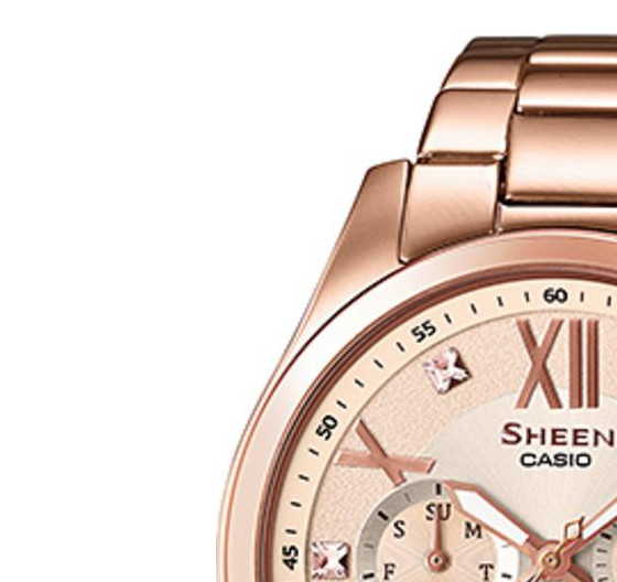 Casio Damskie SHE3806PG9A 4