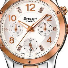 Casio Damskie SHE3807SPG7A 2