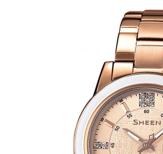 Casio Damskie SHE4512PG9A 4