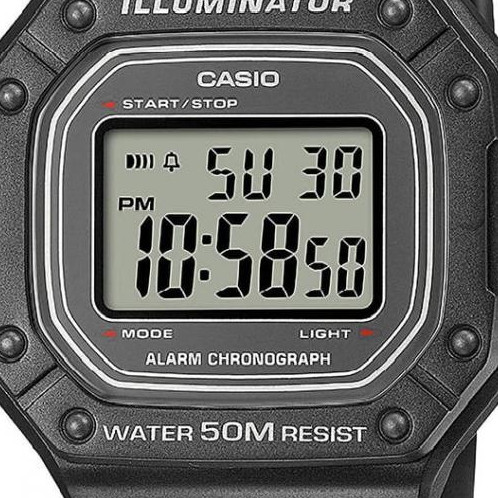 Casio Digital W-218H-8A - zegarek męski 2