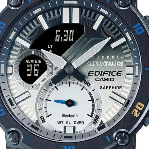 Casio Edifice SCUDERIA ALPHATAURI Edycja Specjalna ECB-20AT-2A - zegarek męski 2