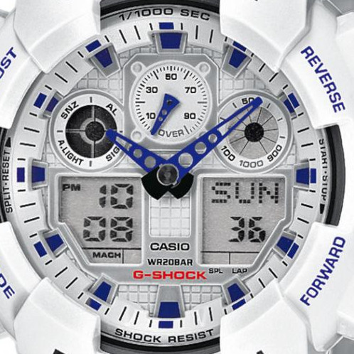 Casio Gshock Basic GA100A7A 2