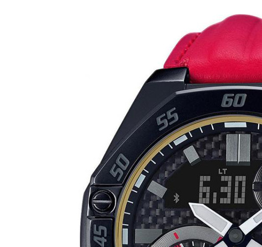 Casio Honda Racing Limited Edition 20th Anniversary ECB-10HR-1A - zegarek męski 4