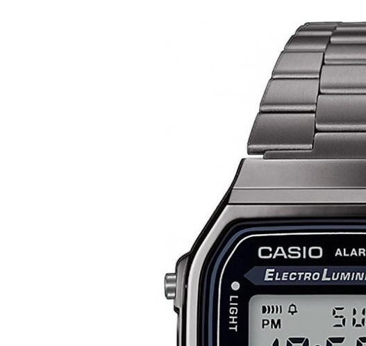 Casio Retro A168WEGG-1A - zegarek męski 4