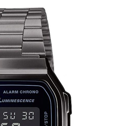 Casio Retro A168WEGG-1B - zegarek męski 5