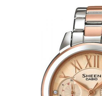 Casio Sheen SHE-3059SPG-9A - zegarek damski 4