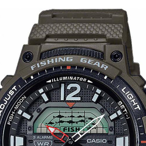 Casio Sport Fishing Gear Digital Combi WSC-1250H-3A - zegarek męski 3