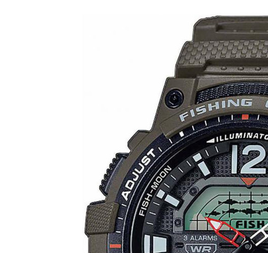 Casio Sport Fishing Gear Digital Combi WSC-1250H-3A - zegarek męski 4