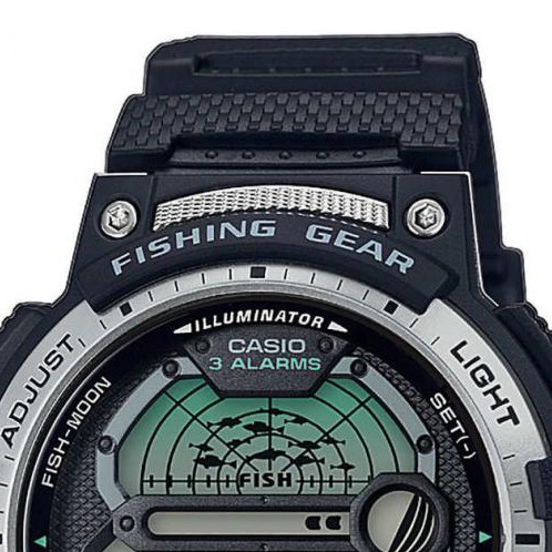 Casio Sport Fishing Gear Digital WS-1200H-1A - zegarek męski 3