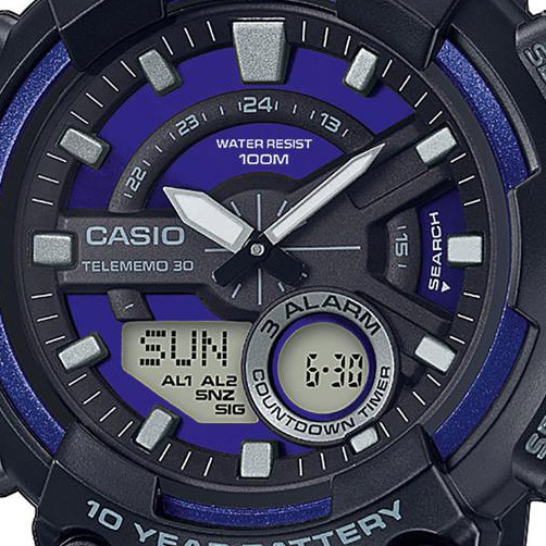 Casio Standard Combo AEQ-110W-2A2 - zegarek męski 2