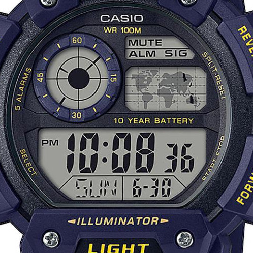 Casio Standard Digital AE1400WH2A 2