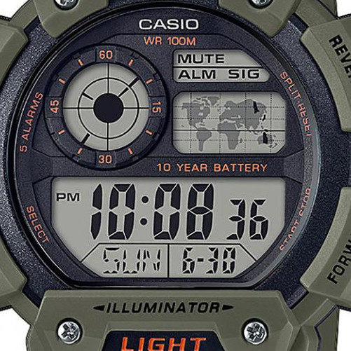 Casio Standard Digital AE1400WH3A 2
