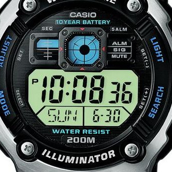 Casio Standard Digital AE2000W1A 2