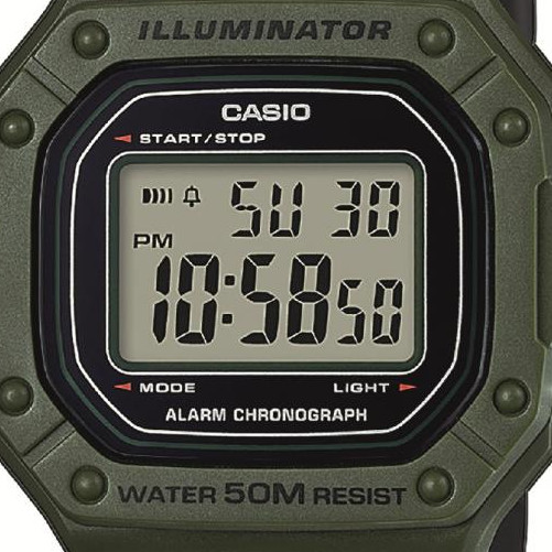Casio Standard Digital W218H3A 2