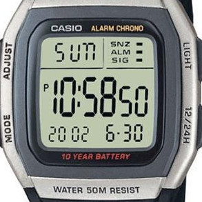 Casio Standard Digital W96H1A 2