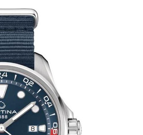 Certina DS ACTION GMT POWERMATIC 80 NATO C032.429.18.041.00 - zegarek męski 5