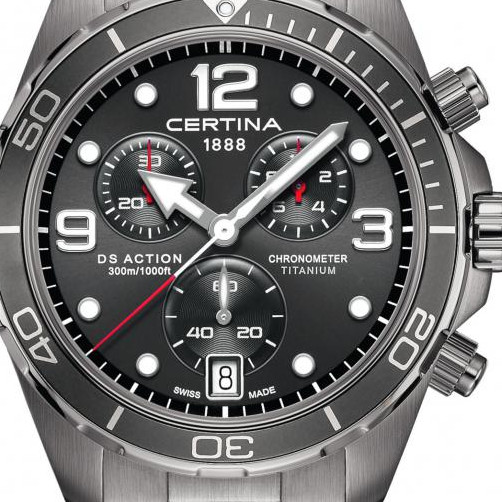 Certina DS Action Chronometer Titanium C032.434.44.087.00 - zegarek męski 2