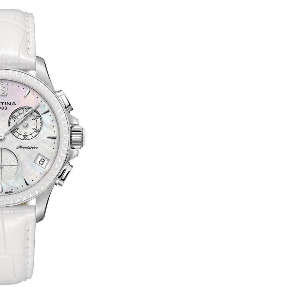 Certina DS First Lady Ceramic Chrono Moon Phase C0302501610600 6