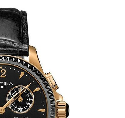 Certina DS First Lady Ceramic Chrono Moon Phase C0302503605600 5