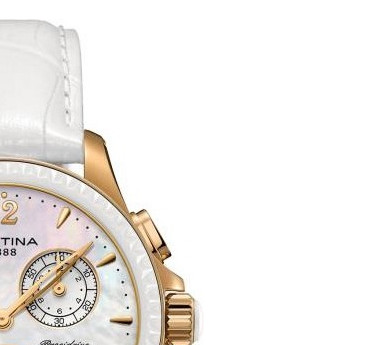 Certina DS First Lady Ceramic Chrono Moonphase C0302503610600 5
