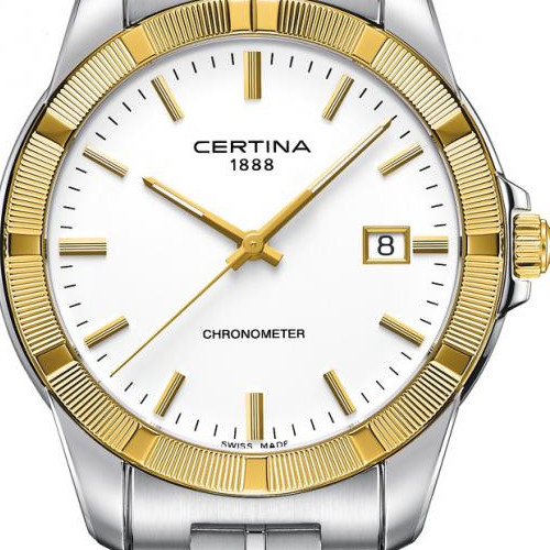 Certina DS Jubile COSC Chronometer Gold C902.451.41.011.00 - zegarek męski 2