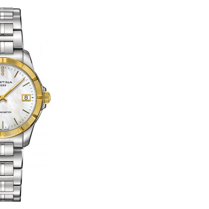 Certina DS Jubile Lady COSC Chronometer Gold Diamonds C902.251.41.016.00 - zegarek damski 6
