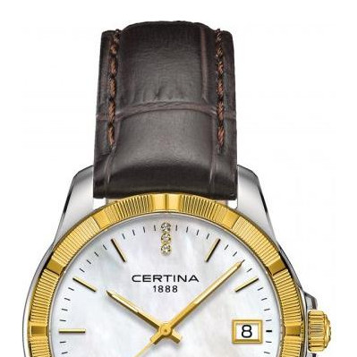 Certina DS Jubile Lady COSC Chronometer Gold Diamonds C902.251.46.016.00 - zegarek damski 3