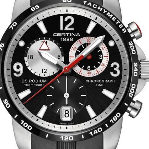 Certina DS Podium Chronograph GMT C001.639.27.057.00 - zegarek męski 2