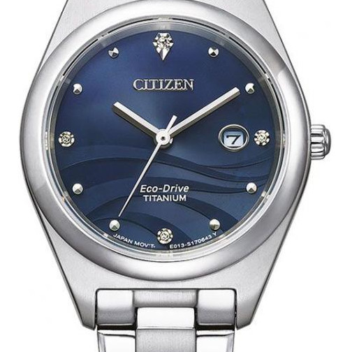 Citizen Luxury Super Titanium EW2600-83L - zegarek damski 2