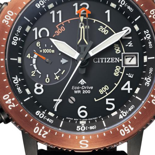 Citizen Promaster Eco-Drive Sky Altichron Diver BN4049-11E - zegarek męski 2