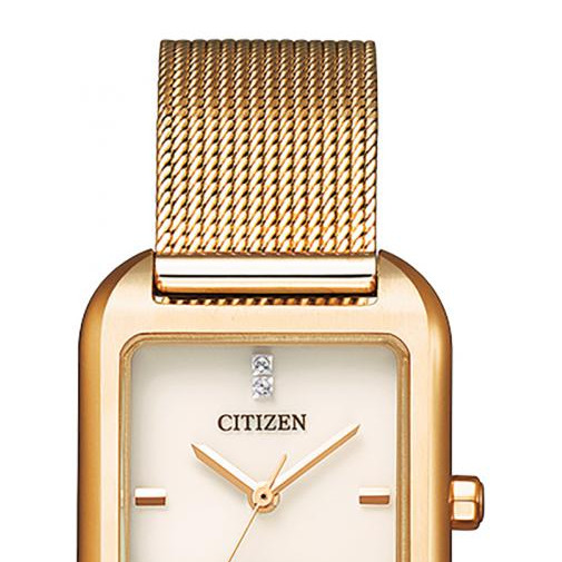 Citizen Rectangular EM0493-85P - zegarek damski 3