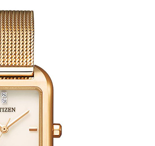 Citizen Rectangular EM0493-85P - zegarek damski 5