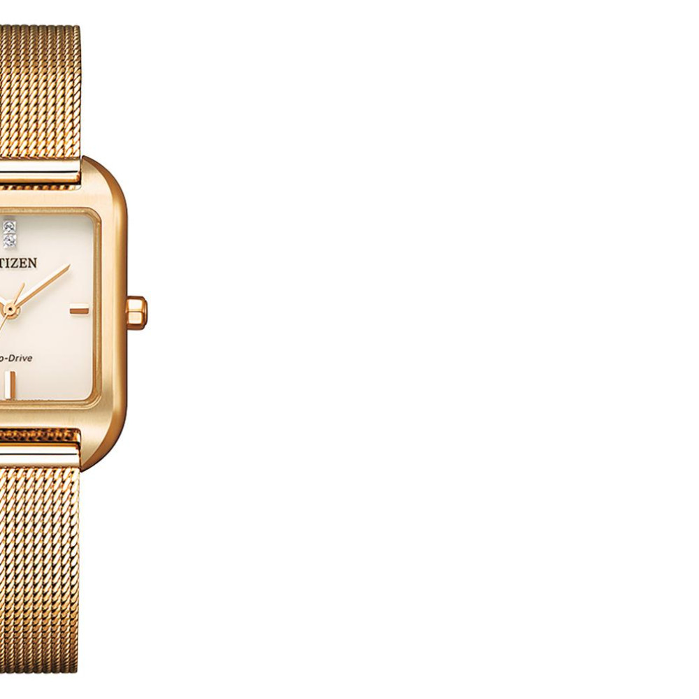 Citizen Rectangular EM0493-85P - zegarek damski 6