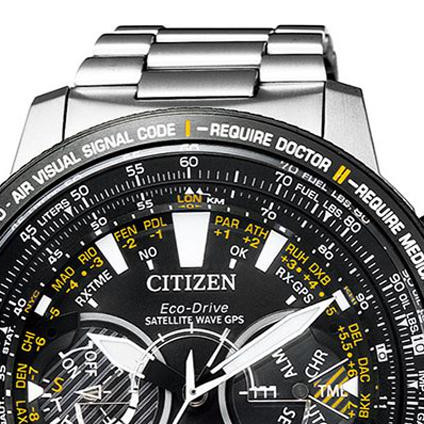 Citizen SATELLITE WAVE CC7014-82E - zegarek męski 3