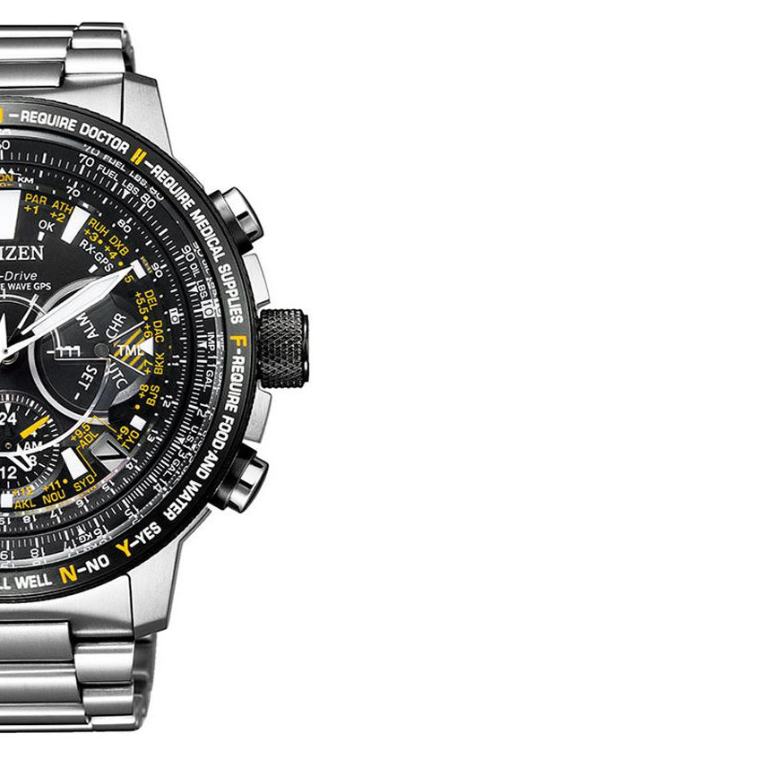 Citizen SATELLITE WAVE CC7014-82E - zegarek męski 6