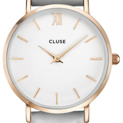 Cluse Minuit Rose Gold WhiteGrey CW0101203010 2