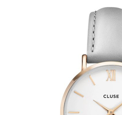 Cluse Minuit Rose Gold WhiteGrey CW0101203010 4