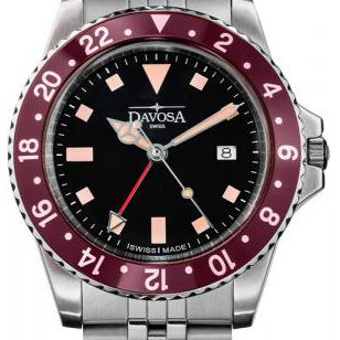 Davosa VINTAGE DIVER QUARTZ 163.500.60 - zegarek męski 2