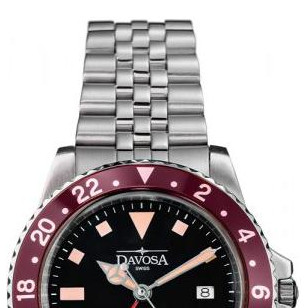 Davosa VINTAGE DIVER QUARTZ 163.500.60 - zegarek męski 3