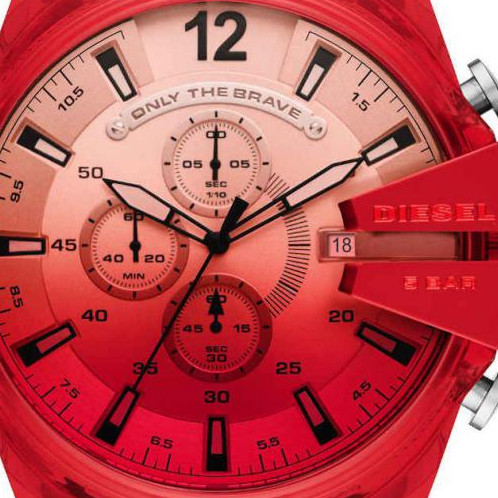 Diesel Mega Chief Transparent DZ4534 - zegarek męski 2