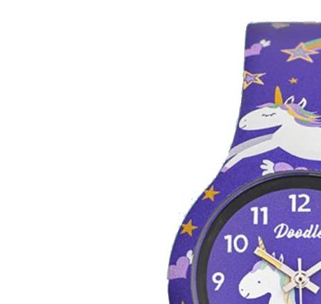 Doodle Doodle Kids Purple Unicorn DO32006 - zegarek 4