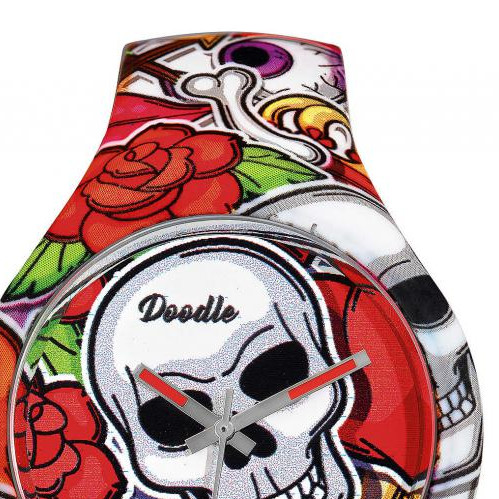 Doodle Skull Mood DOSK003 - zegarek damski 3