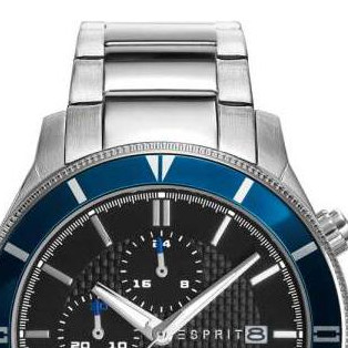 Esprit Męskie IMPRESS SILVER TONE ES109431002 3