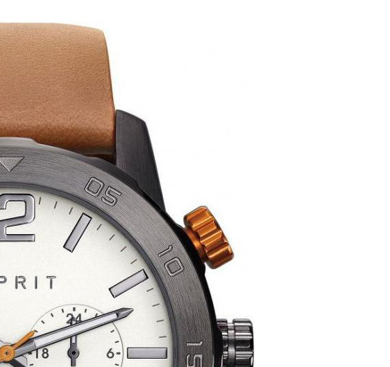 Esprit Męskie SPORTY VEIN LIGHT BROWN ES109171002 5