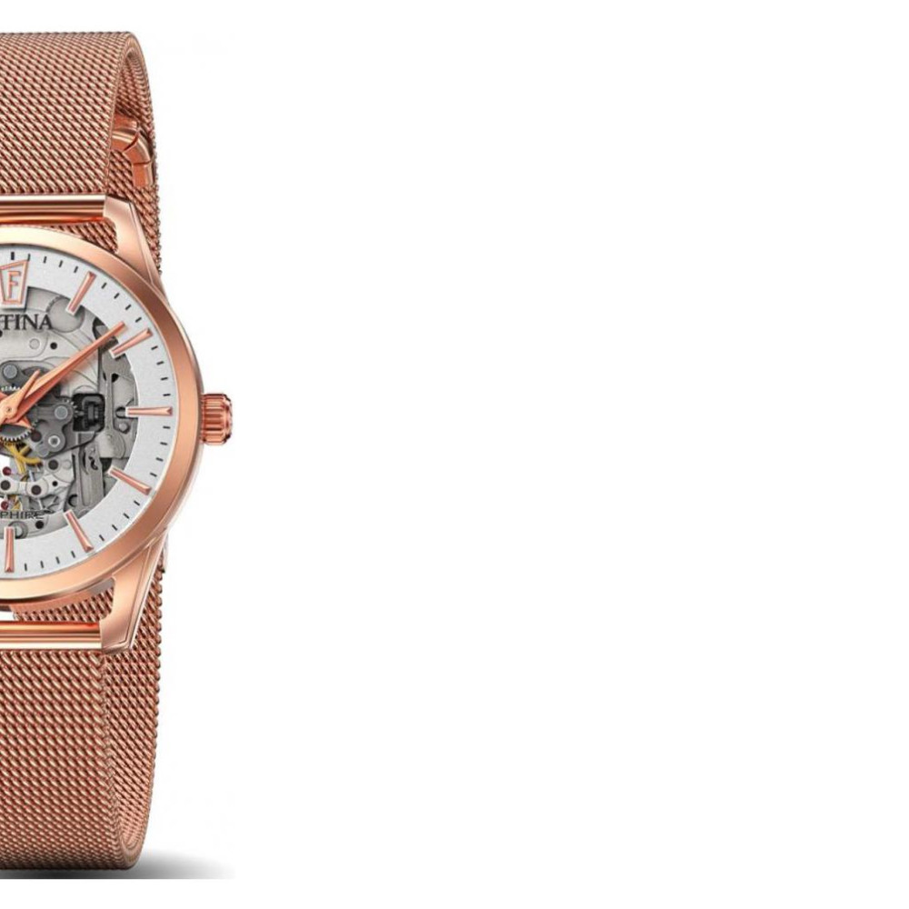 Festina Automatic Skeleton Sapphire F20539/1 - zegarek damski 6