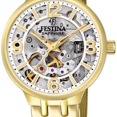 Festina Automatic Skeleton Sapphire F20580/1 - zegarek damski 2