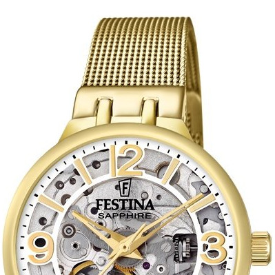 Festina Automatic Skeleton Sapphire F20580/1 - zegarek damski 3