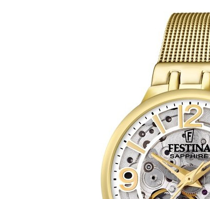 Festina Automatic Skeleton Sapphire F20580/1 - zegarek damski 4