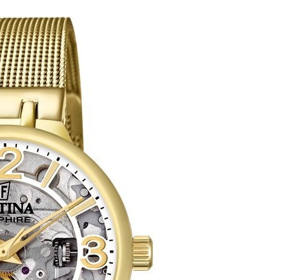 Festina Automatic Skeleton Sapphire F20580/1 - zegarek damski 5