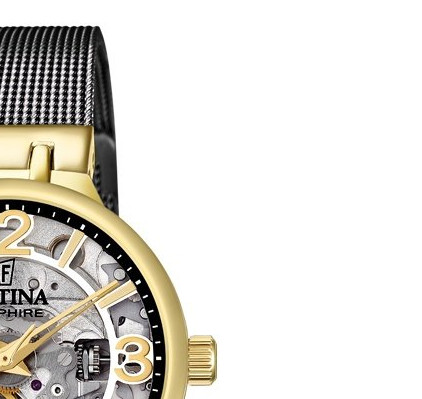 Festina Automatic Skeleton Sapphire F20580/2 - zegarek damski 5